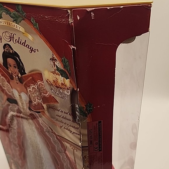 Happy Holidays 1997 10th Anniversary Special Edition Barbie Doll Mattel #17832 - Picture 9 of 11